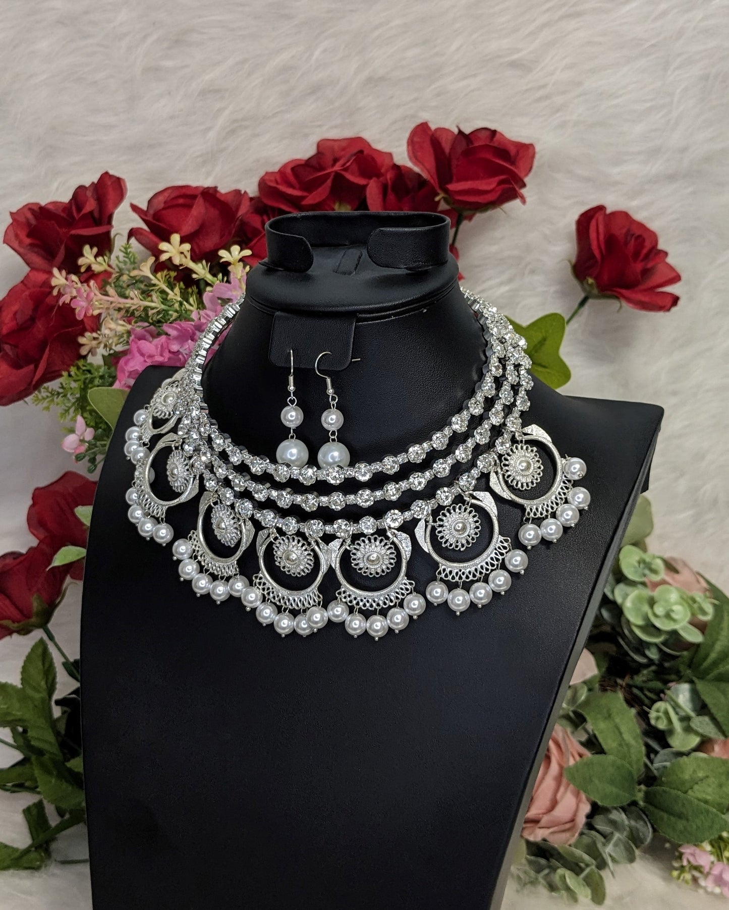 RSN041 Rhinestone Necklace
