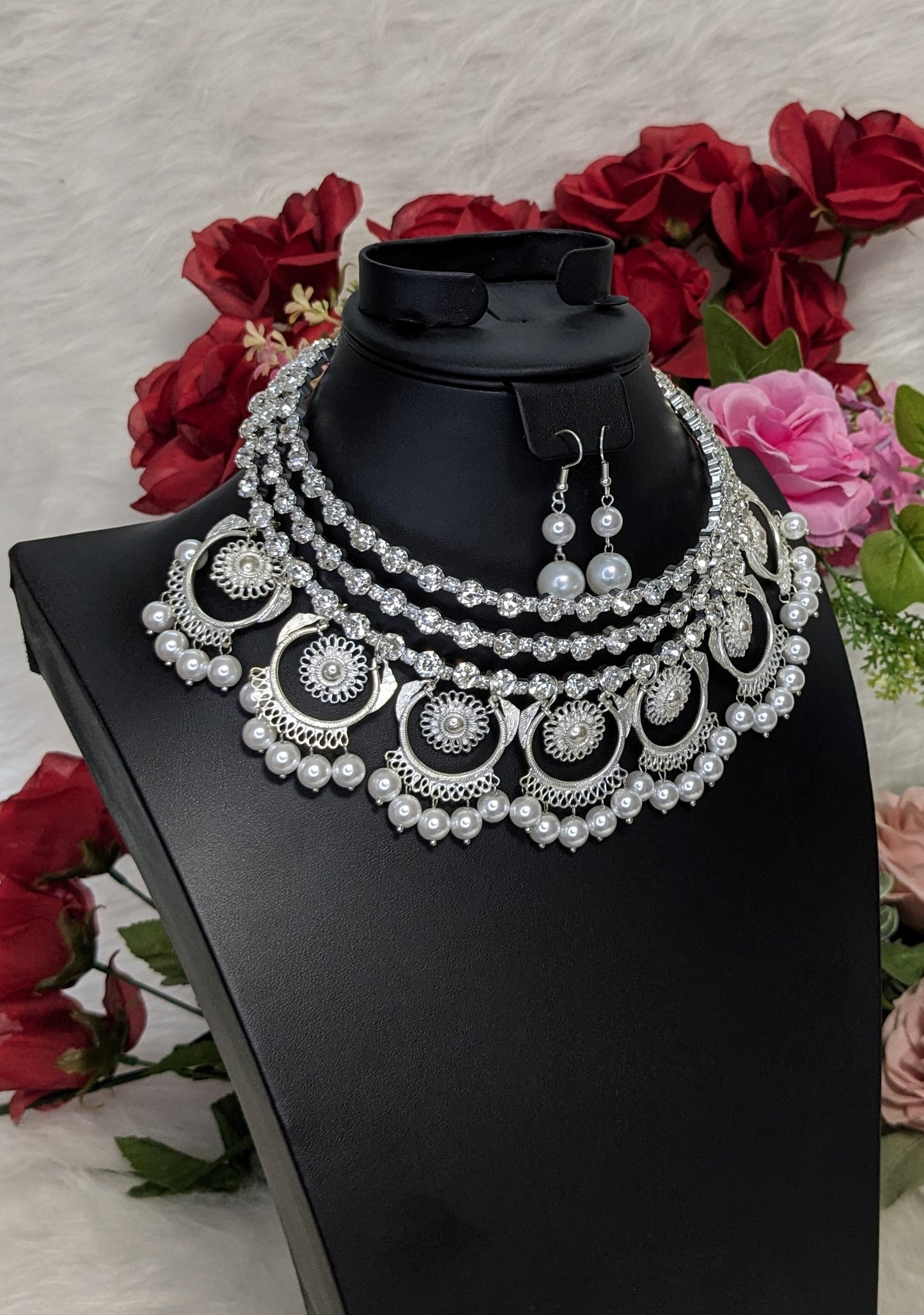 RSN041 Rhinestone Necklace