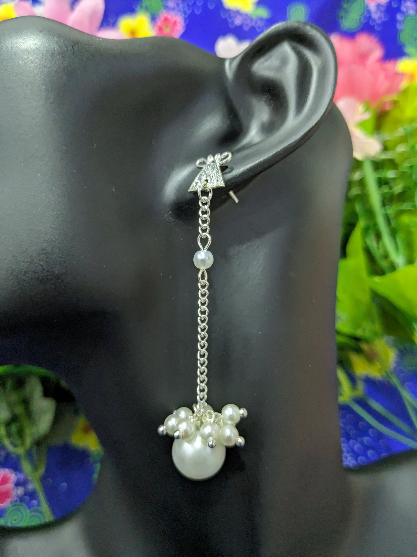 Enchanting Glass Pearl Earring E248