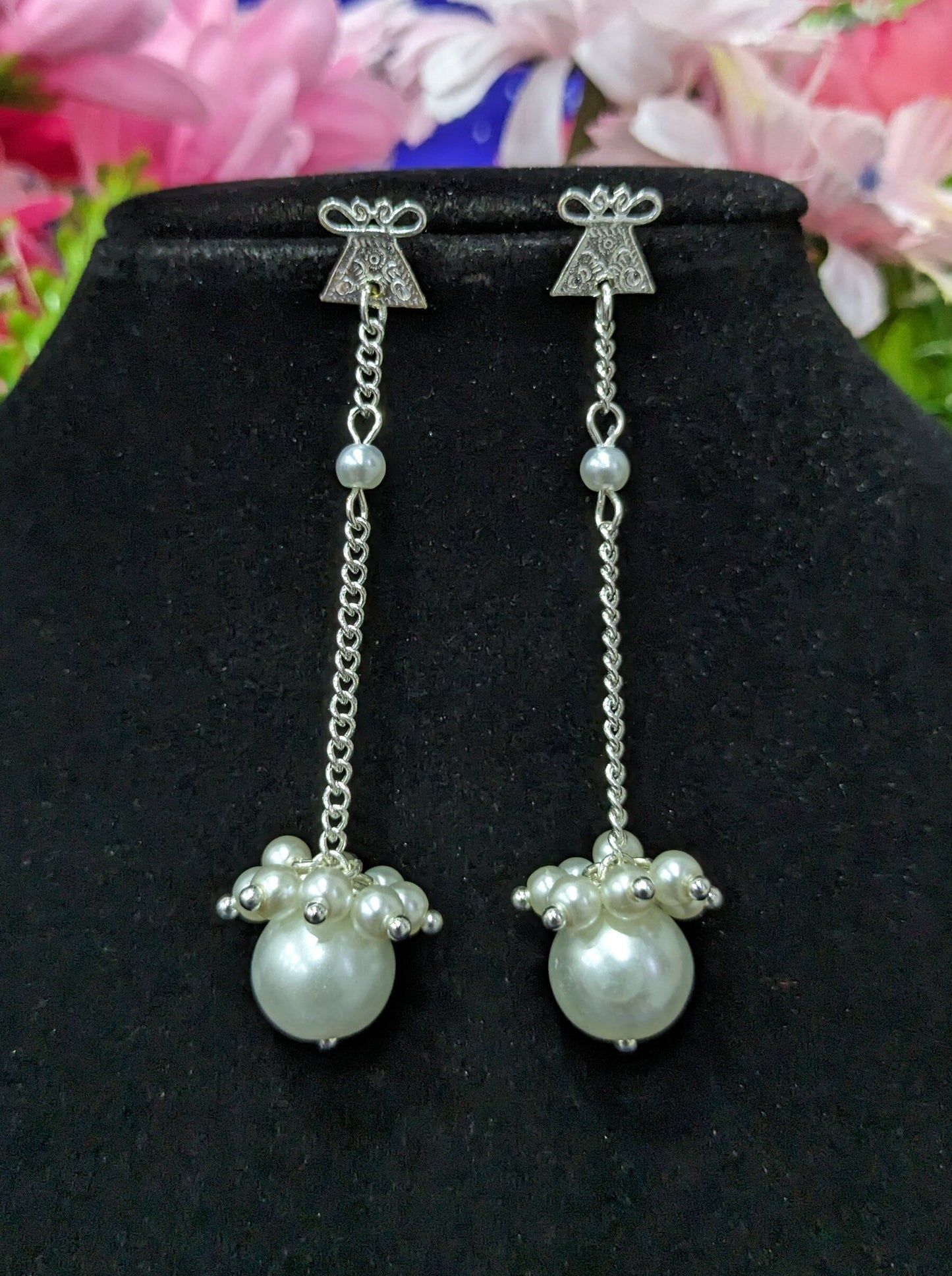 Enchanting Glass Pearl Earring E248