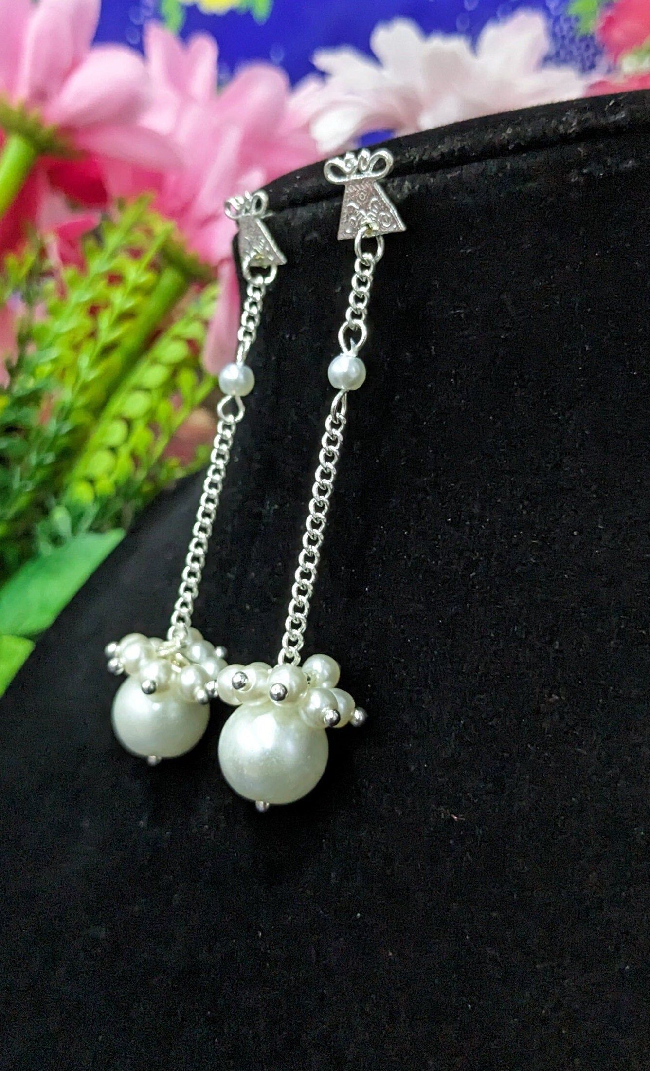 Enchanting Glass Pearl Earring E248