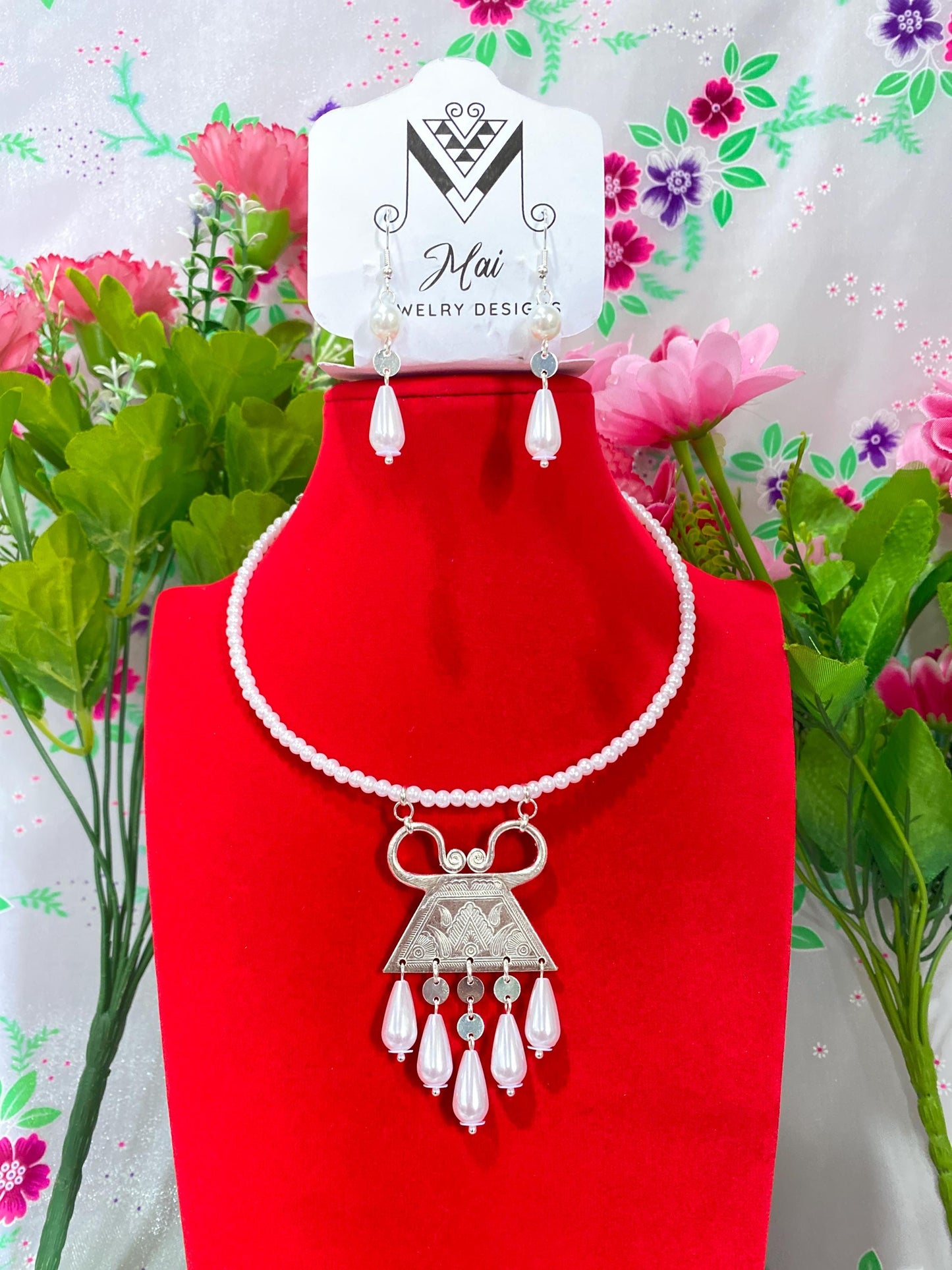 Glass Pearl Choker GPN1124026