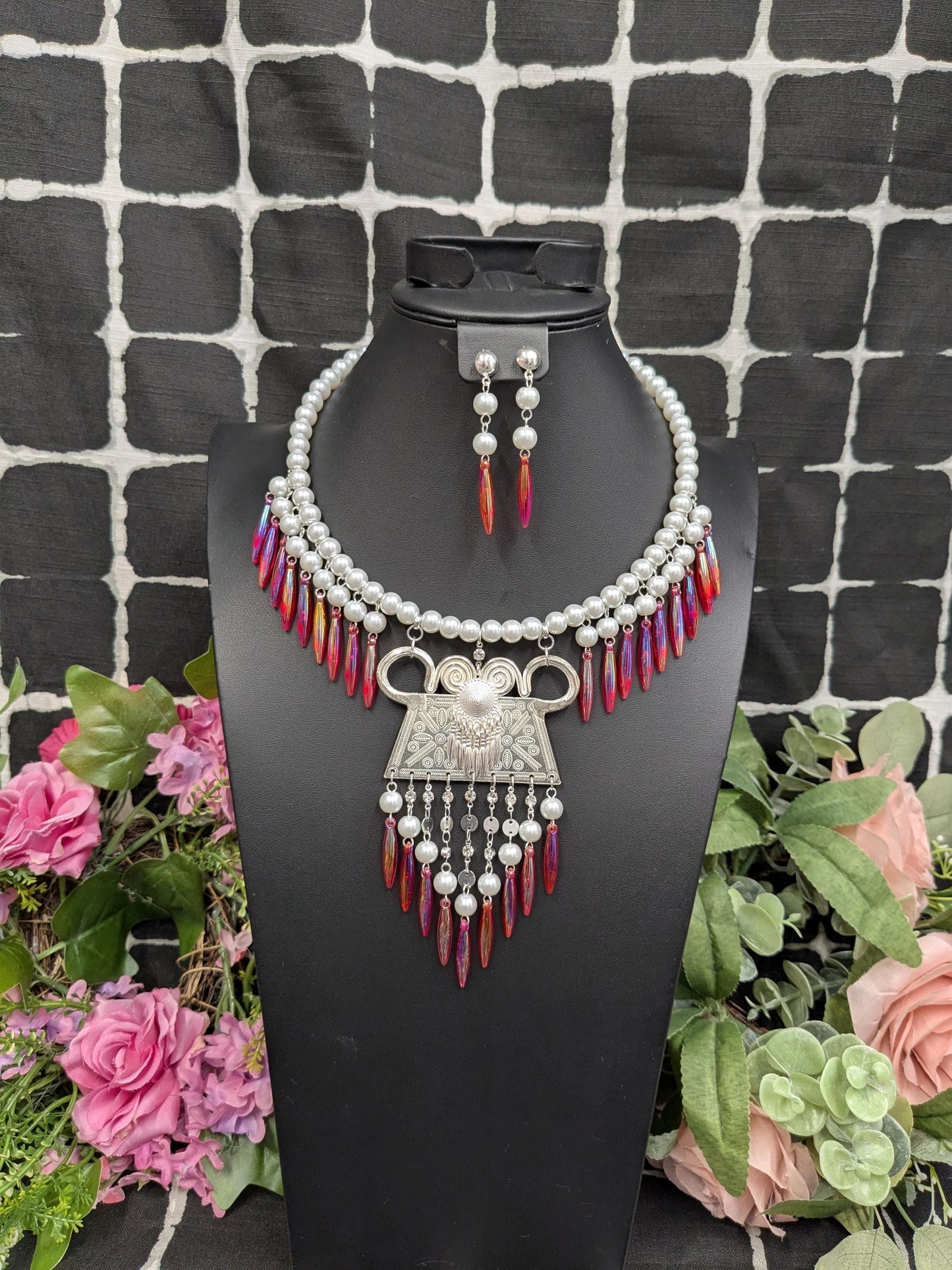 Glass Pearl Choker GPN0225003
