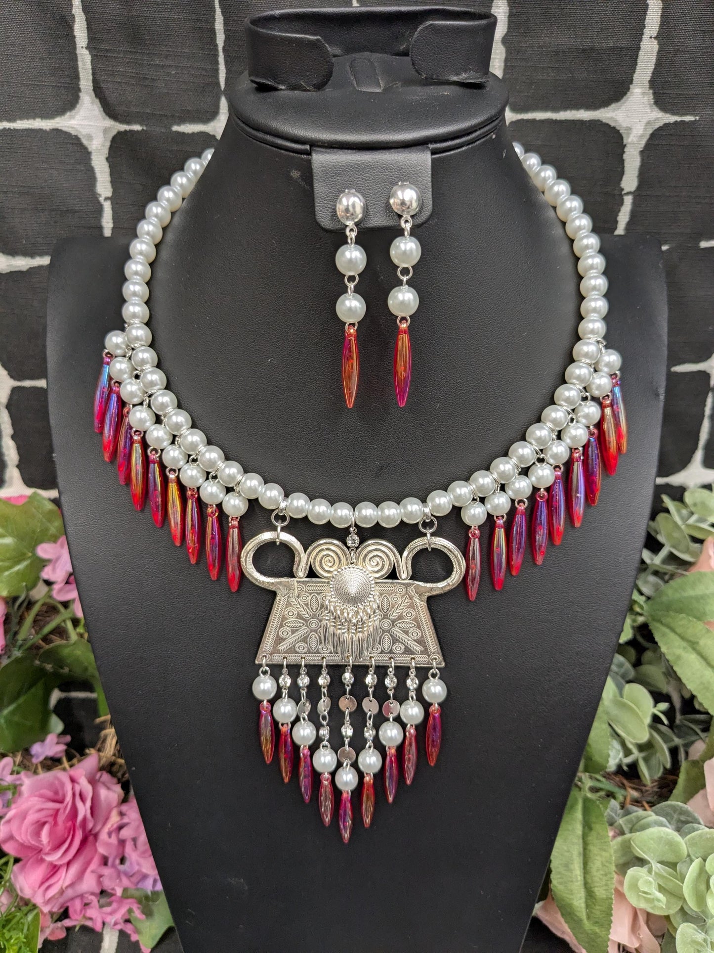 Glass Pearl Choker GPN0225003